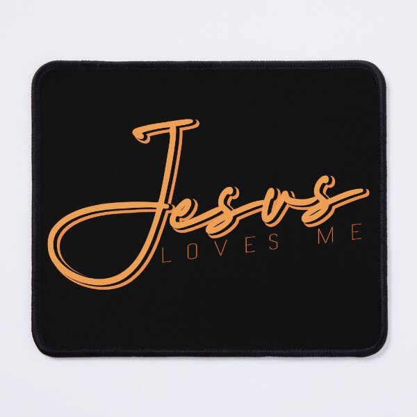 Item preview, Jesus Loves Me – Minimal Christian Typography designed and sold by Verse & Vibes.
