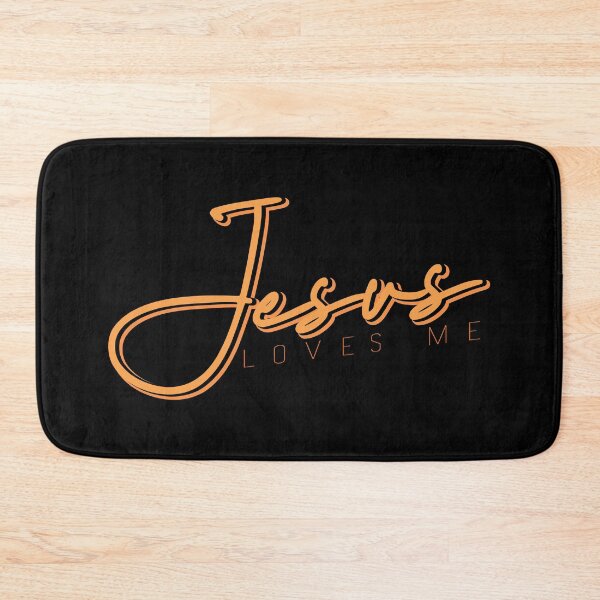 Item preview, Jesus Loves Me – Minimal Christian Typography designed and sold by Verse & Vibes.