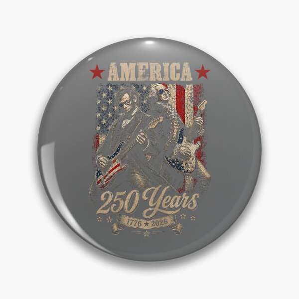 Item preview, Vintage Washington Lincoln Playing Guitar 250 Years America designed and sold by KristineLi.