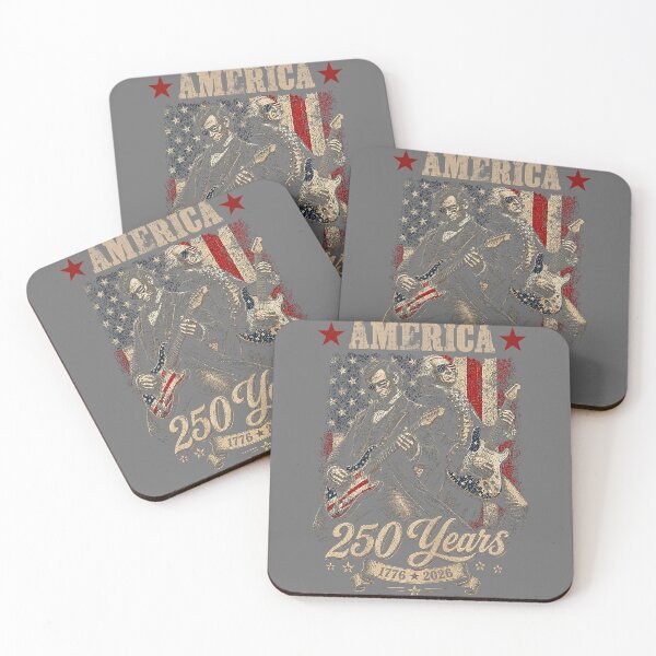 Item preview, Vintage Washington Lincoln Playing Guitar 250 Years America designed and sold by KristineLi.