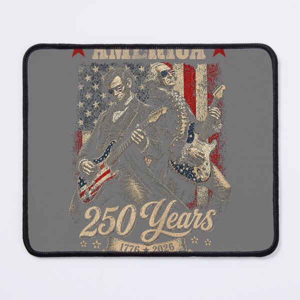 Item preview, Vintage Washington Lincoln Playing Guitar 250 Years America designed and sold by KristineLi.