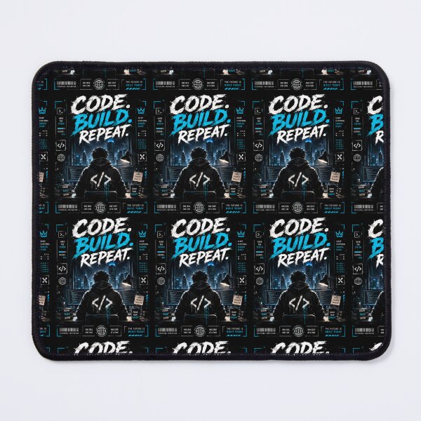 Item preview, Build Code Repeat Programmer Sticker designed and sold by GenZStickerHub1.