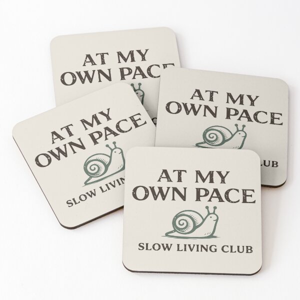 Item preview, Slow Living Club Snail - Cute Earth Tones Vintage Aesthetic designed and sold by MavtM.