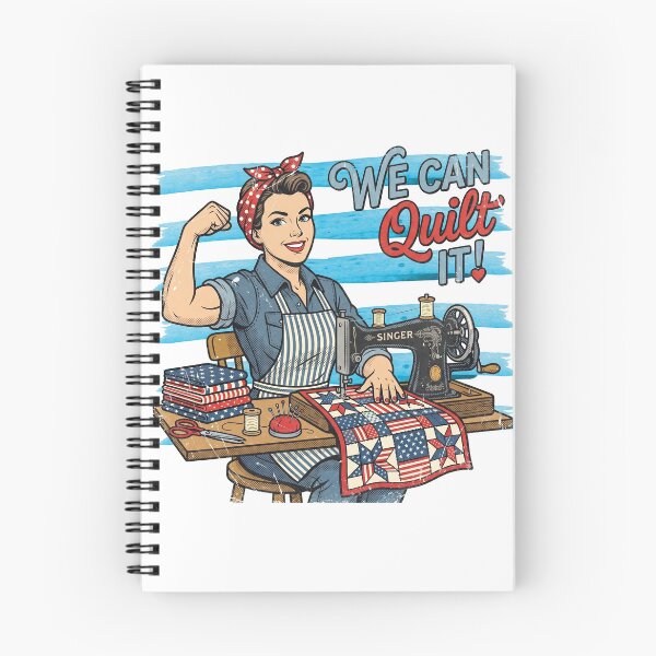 Item preview, We Can Quilt It Retro Rosie The Riveter Patriotic designed and sold by AdyKurniawan.