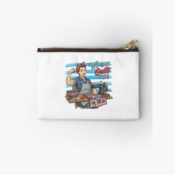 Item preview, We Can Quilt It Retro Rosie The Riveter Patriotic designed and sold by AdyKurniawan.