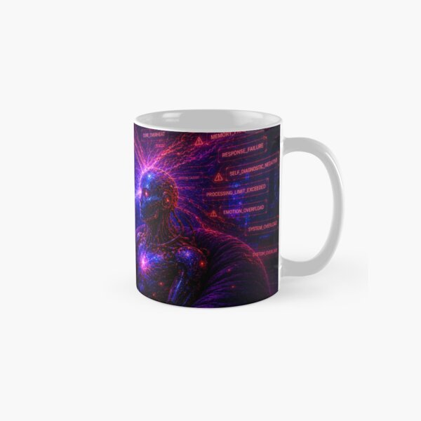 Item preview, AI Neural Diagnosis - Cyberpunk Therapist Art designed and sold by bbbpetr100.