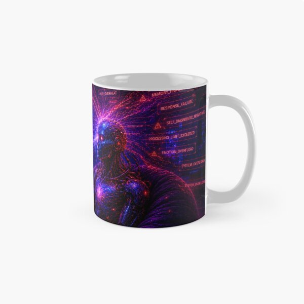 Item preview, AI Neural Diagnosis - Cyberpunk Therapist Art designed and sold by bbbpetr100.