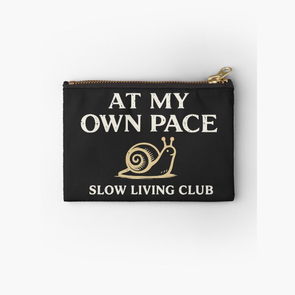 Item preview, At My Own Pace - Cute Snail Slow Living Club Vintage designed and sold by MavtM.