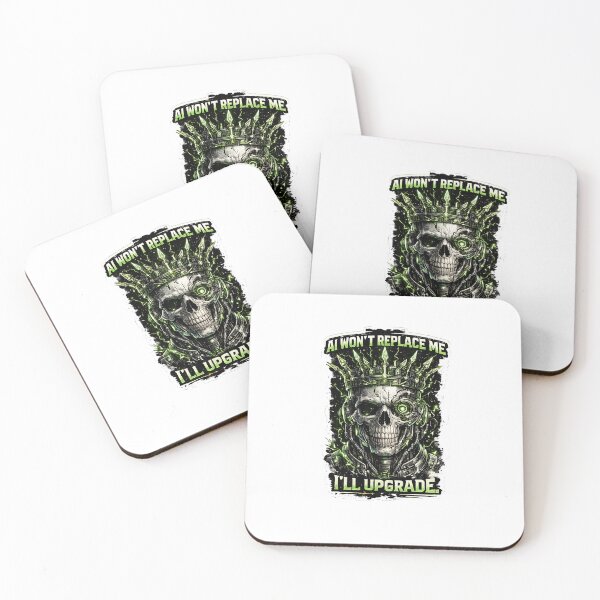 Item preview, Upgrade Yourself Motivation Skull Sticker designed and sold by GenZStickerHub1.