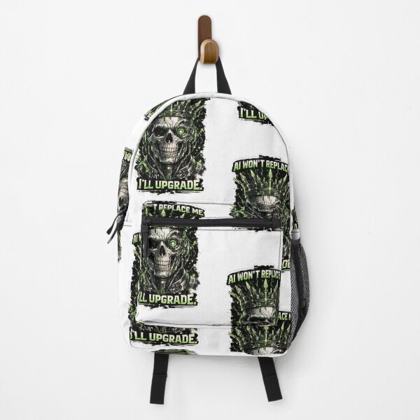 Item preview, Upgrade Yourself Motivation Skull Sticker designed and sold by GenZStickerHub1.