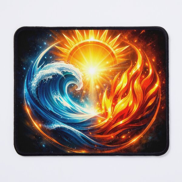 Item preview, Fire and Water: Divine Balance designed and sold by MastersDesignNk.