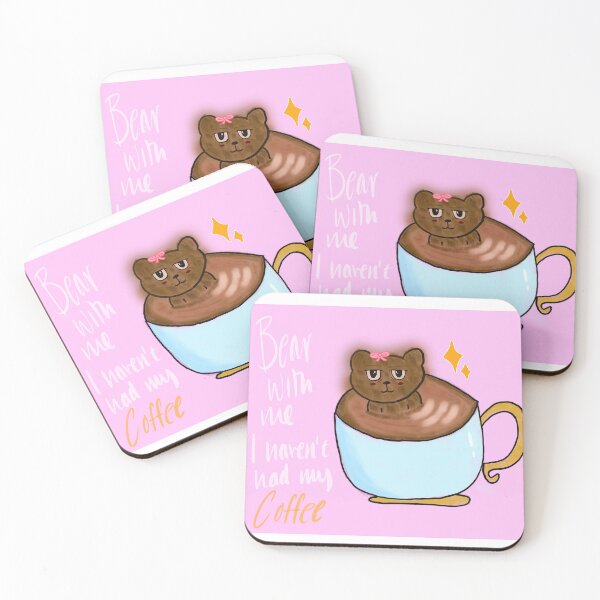 Item preview, Bear with me I haven’t had my coffee designed and sold by cozyoliveart.