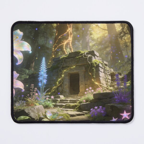 Item preview, The Glowing Shrine Beneath the Ancient Forest designed and sold by BlareBlare.