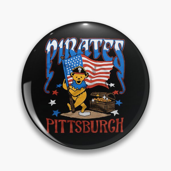Item preview, Pittsburgh Pirates Dancing Bear US Flag Treasure Chest designed and sold by primusrolle.