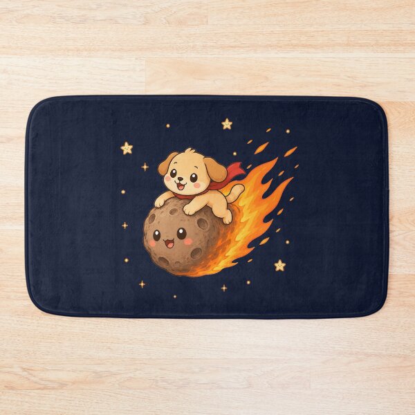 Item preview, Cute Kawaii Space Dog Riding a Meteor designed and sold by Seculinator.