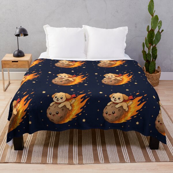 Item preview, Cute Kawaii Space Dog Riding a Meteor designed and sold by Seculinator.