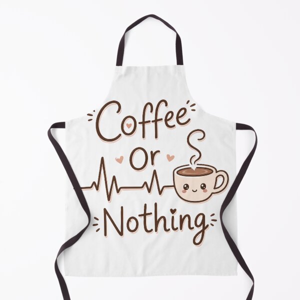 Item preview, Coffee or Nothing – Cute Kawaii Coffee Lover Quote designed and sold by Sharlo Shop.