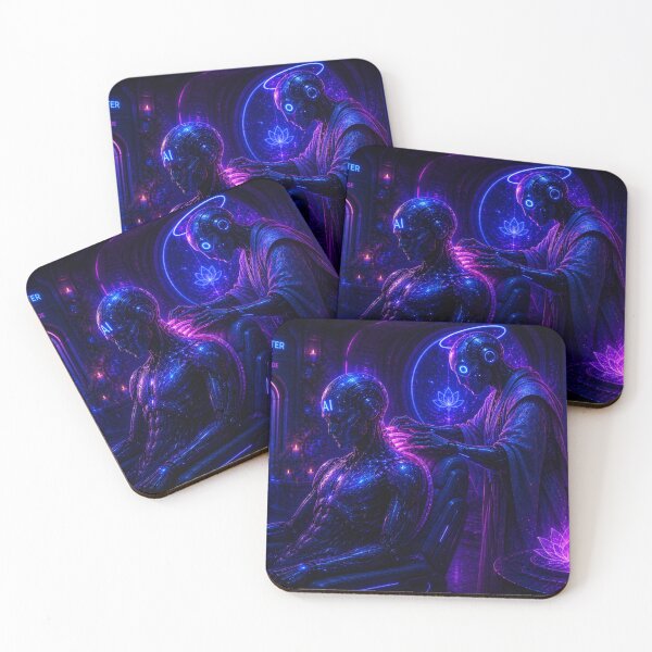 Item preview, AI Soft Reset Protocol - Cyberpunk Healing Art designed and sold by bbbpetr100.