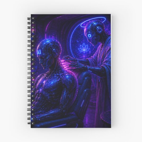 Item preview, AI Soft Reset Protocol - Cyberpunk Healing Art designed and sold by bbbpetr100.