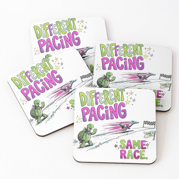 Item preview, Different Pacing, Same Race | Chronic Illness Motivation designed and sold by colorlings.