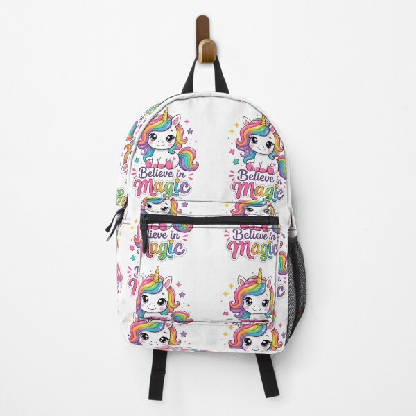 Item preview, Believe in Magic Cute Rainbow Unicorn Kawaii Design designed and sold by ColorJoyStudio.