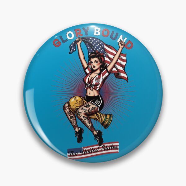 Item preview, Glory Bound USA Tattoo Pin-Up designed and sold by Fictional Ink Society.