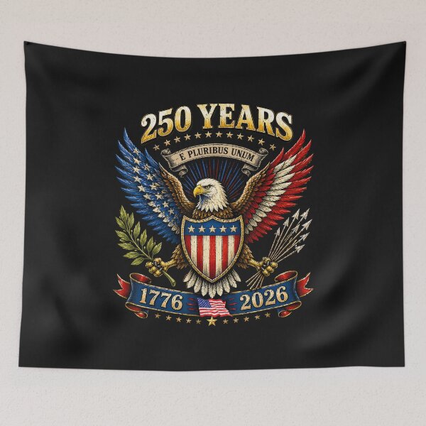 Item preview, American Freedom 250 Years 1776 2026 Patriotic Anniversary designed and sold by FeestMia.