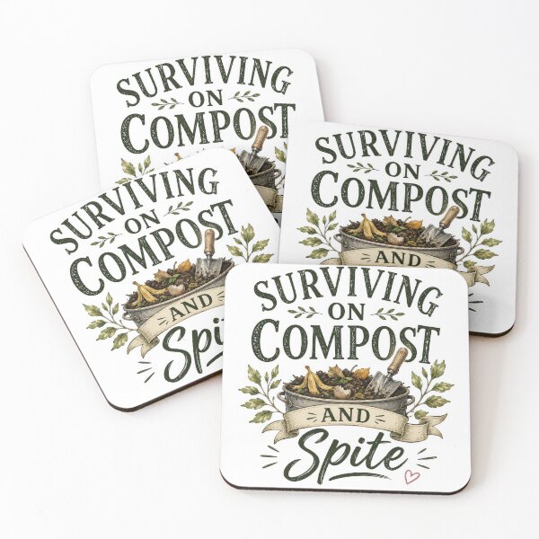 Item preview, Surviving On Compost And Spite designed and sold by thewandswant.