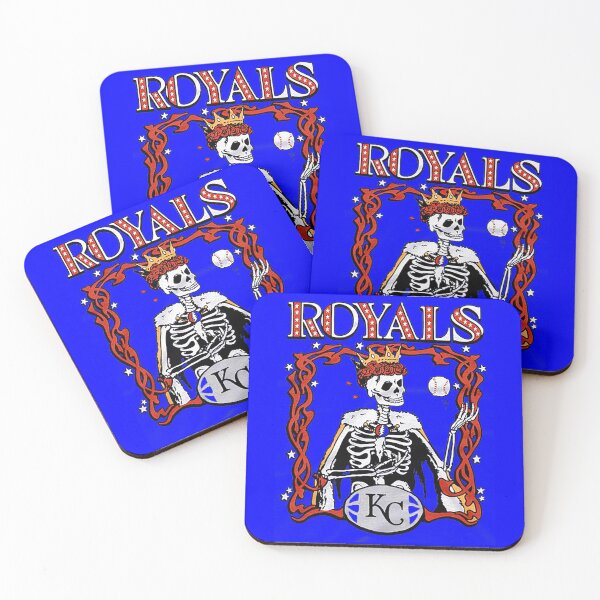 Item preview, Kansas City Royals Skeleton King Juggling Baseball designed and sold by primusrolle.