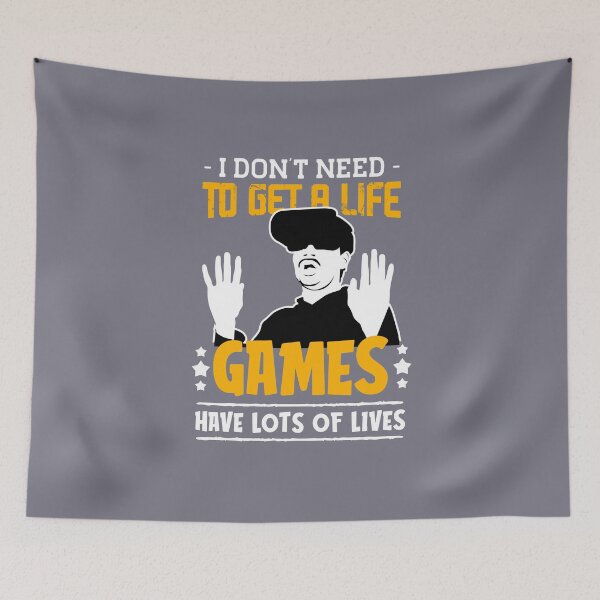 Item preview, life is games designed and sold by stikrusak.