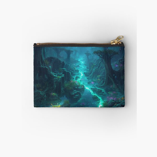 Item preview, Aurora Delta Spine Alien Fantasy Forest Landscape designed and sold by Luminous Wilds.