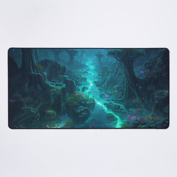 Item preview, Aurora Delta Spine Alien Fantasy Forest Landscape designed and sold by Luminous Wilds.
