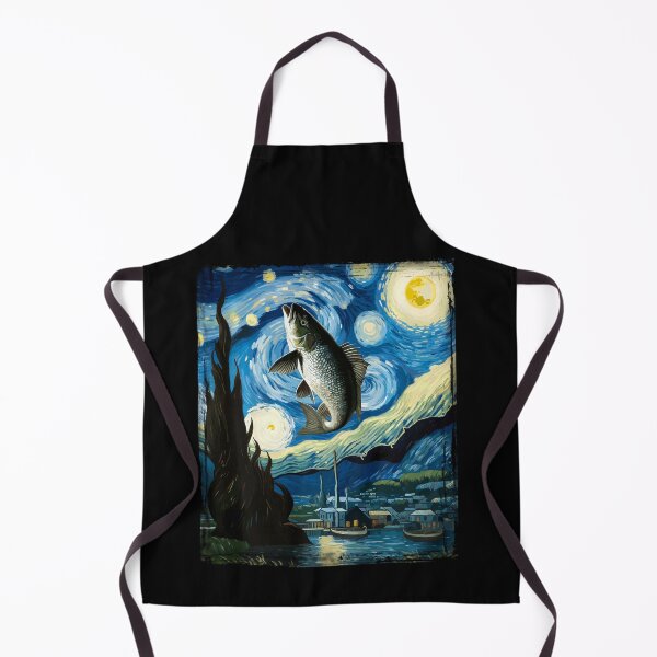 Item preview, Van Gogh Style Starry Night Fish designed and sold by Littermin.