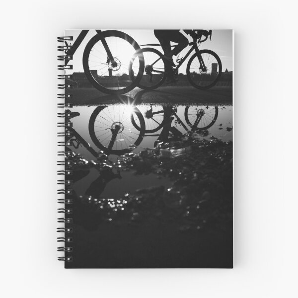Item preview, Cyclists on the Rhine - Cologne sunset reflection designed and sold by jacquesview.
