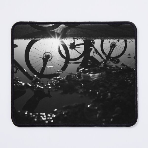 Item preview, Cyclists on the Rhine - Cologne sunset reflection designed and sold by jacquesview.