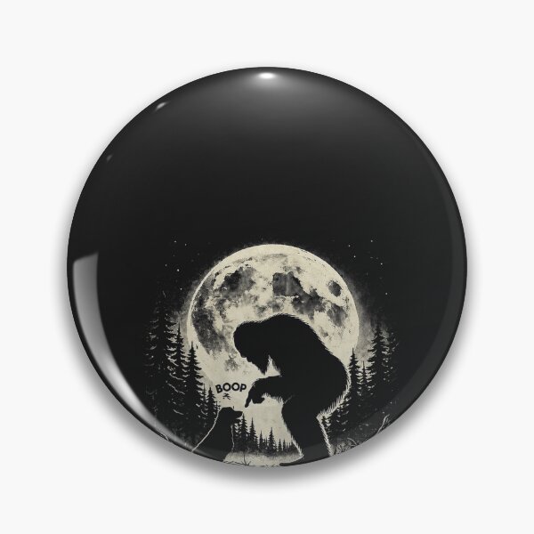 Item preview, Fun Hand Boop Nose Labrador Bigfoot Sasquatch Full Moon Dog designed and sold by CriseldaBruning.