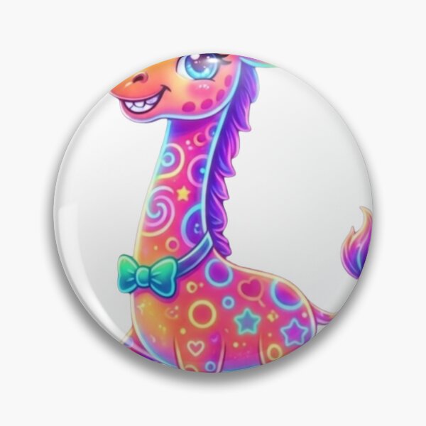 Item preview, Magical Neon Giraffe – Cute Luminous Fantasy Design designed and sold by NeonTraum.