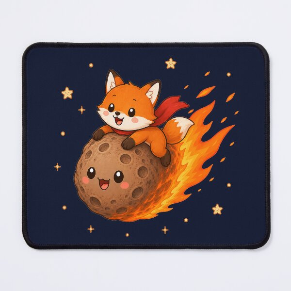 Item preview, Cute Kawaii Space Fox Riding a Meteor designed and sold by Seculinator.