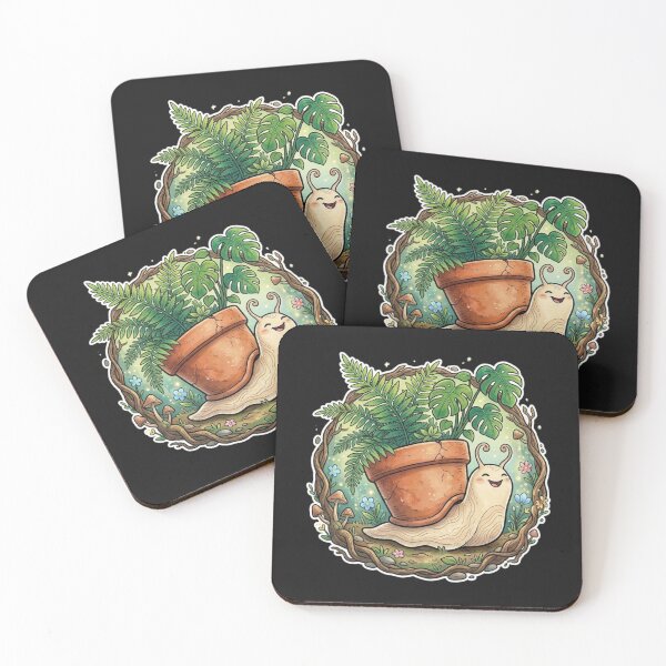 Item preview,  Snail with Monstera Plant Pot Cottagecore Cute Snail Vintry Off designed and sold by VintryOff.