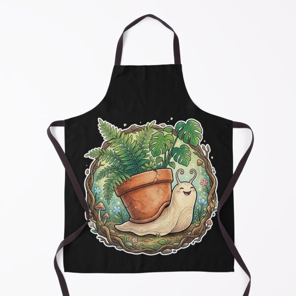 Item preview, Snail with Monstera Plant Pot Cottagecore Cute Snail Vintry Off designed and sold by VintryOff.