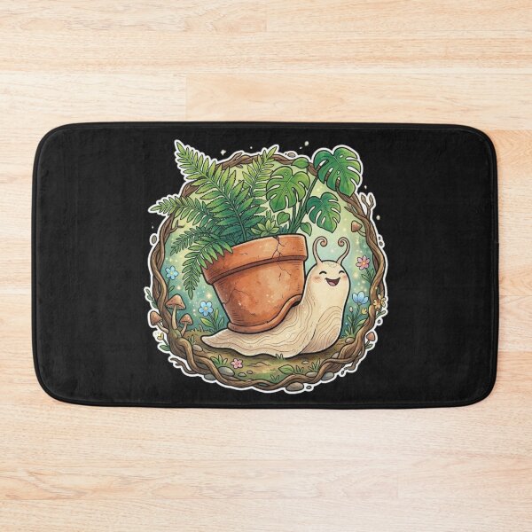 Item preview,  Snail with Monstera Plant Pot Cottagecore Cute Snail Vintry Off designed and sold by VintryOff.