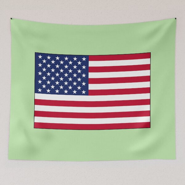 Item preview, USA - American Flag designed and sold by NoThoughtsCat.
