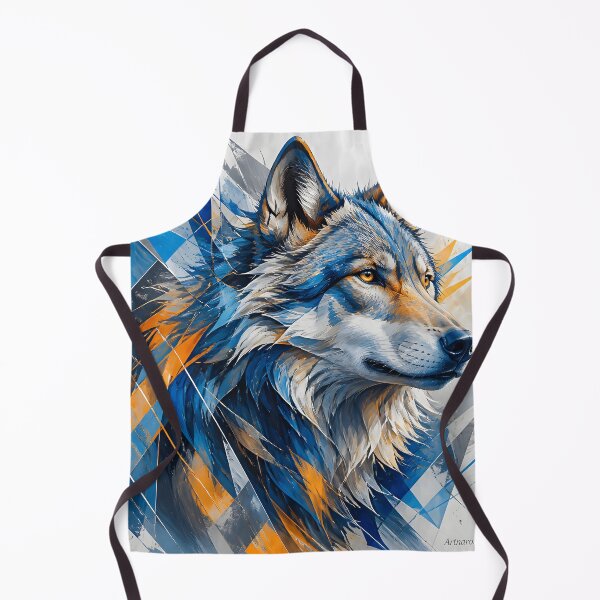 Item preview, Majestic Geometric Wolf Portrait designed and sold by ArtnarongDesign.