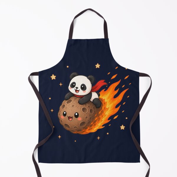 Item preview, Cute Kawaii Space Panda Riding a Meteor designed and sold by Seculinator.