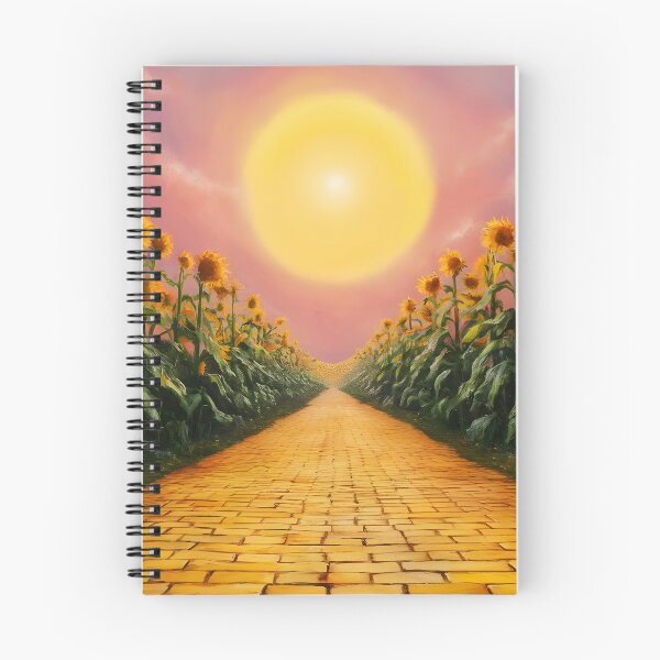 Item preview, Sunflowers Paving the Yellow Brick Road – Leading Toward the Sun Fantasy Landscape designed and sold by EmeraldeaDesign.