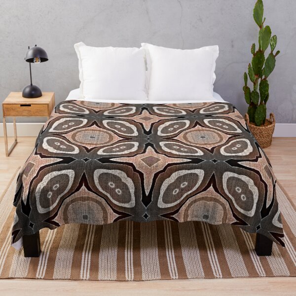 Item preview, Gray Taupe Brown Beige Tan Black Hip Orient Bali Art designed and sold by LC Graphic Design Studio.