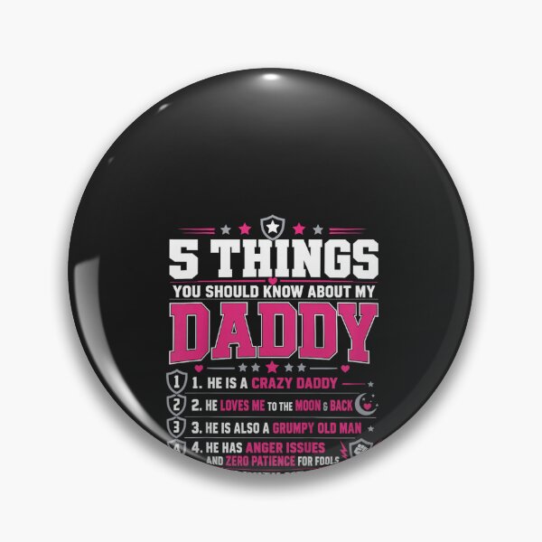 Item preview, Funny Dad List 5 Things You Should Know About My Daddy designed and sold by CriseldaBruning.