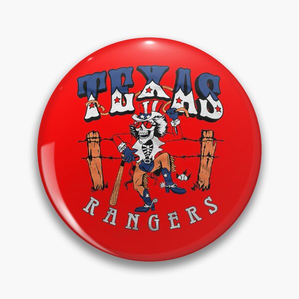 Item preview, Texas Rangers Cowboy Uncle Sam Skeleton Baseball designed and sold by primusrolle.