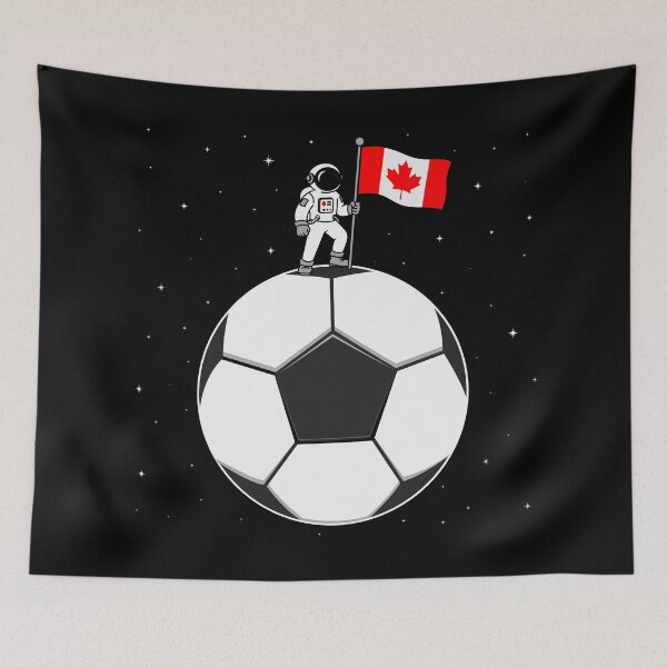 Item preview, Planète Foot Canada Soccer Planet Astronaut designed and sold by JoelmaQ.