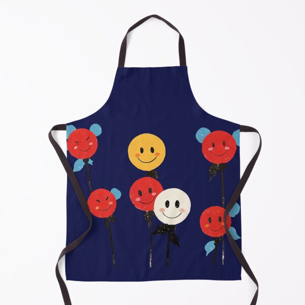 Item preview, Cute Smiley Flower Friends – Retro Happy Face Garden Illustration designed and sold by KiraChie.